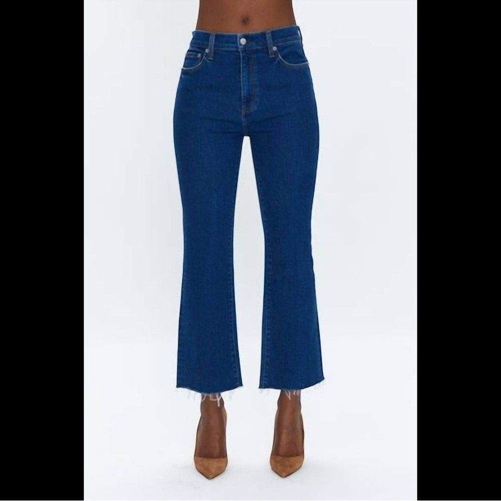 Pistola Lennon High Rise‎ Boot Cut Crop in Waterloo Raw Hem